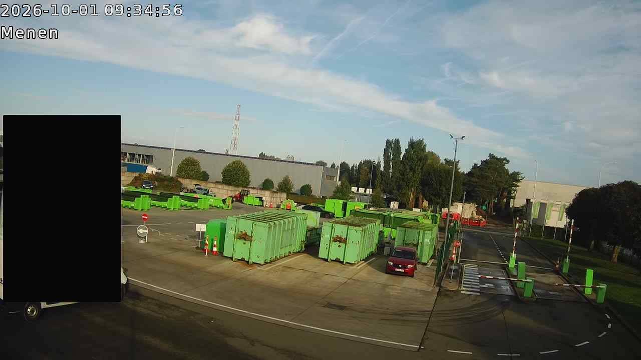 Live webcam Recyclagepark Menen