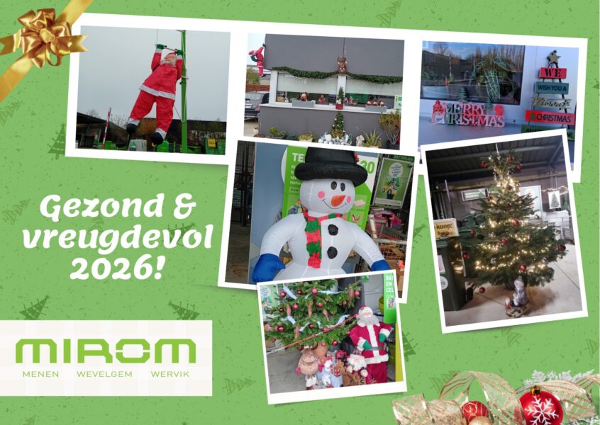 Vrolijk Kerstfeest Van Mirom Menen