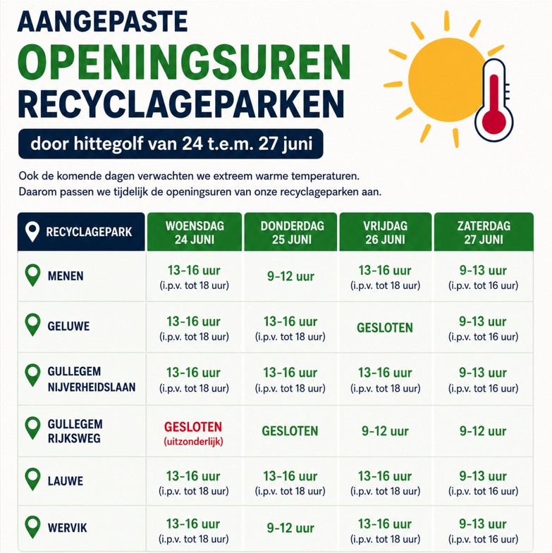 Openingsuren Hitte Openingsuren Hitte